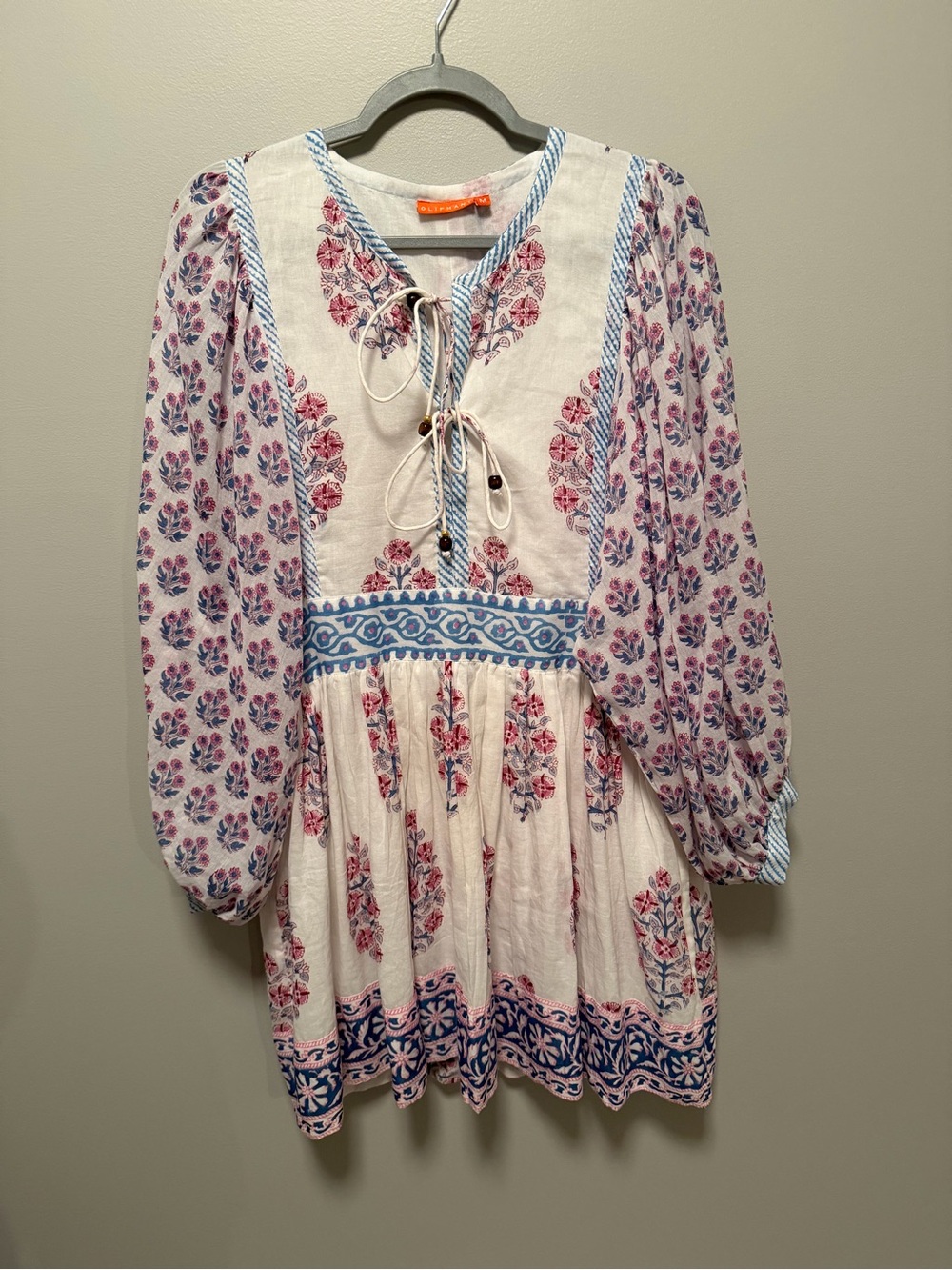 Oliphant dress  with Pink & Blue Floral Print